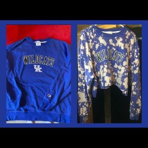 Custom Cropped Champion Kentucky crewneck